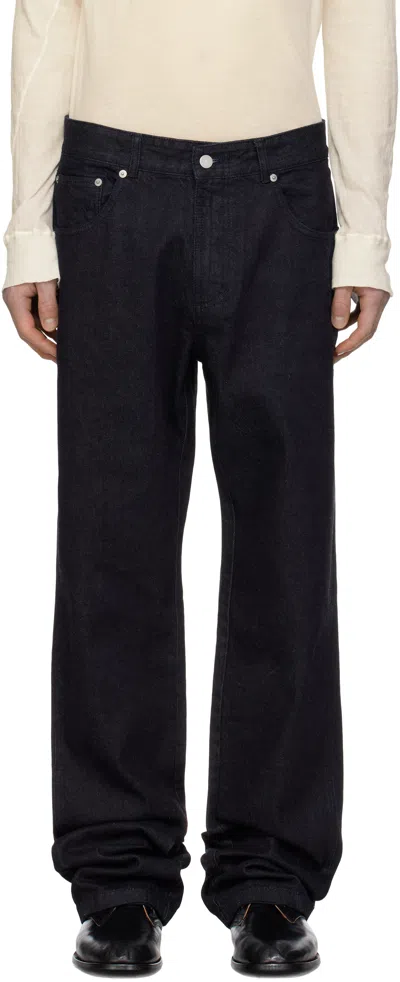 POST ARCHIVE FACTION (PAF) NAVY 8.0 RIGHT JEANS