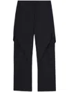 Post Archive Faction (paf) Men's Cotton Blend Trousers In Black