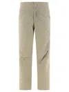 Post Archive Faction (paf) Taupe 6.0 Center Technical Trousers In Grey