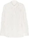 Balardi Cut Out Detail Nylon Shirt