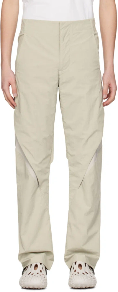 Post Archive Faction (paf) Taupe 6.0 Center Technical Trousers In Grey