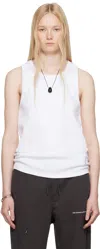 Post Archive Faction (paf) White 8.0 Right Sleeveless Tank Top In White