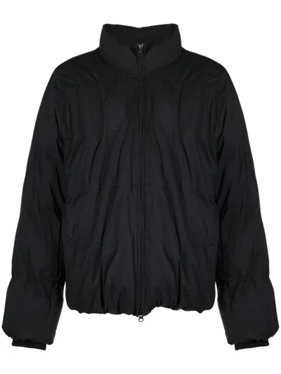 Post Archive Faction 4.0+ Down Right Zip-up Padded Jacket In Schwarz
