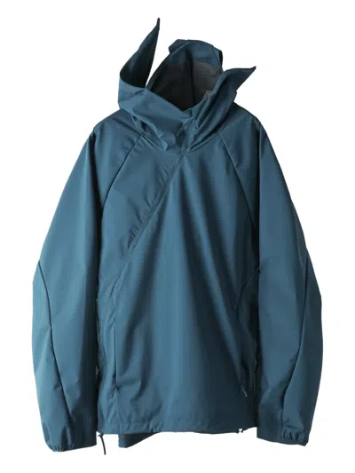 Post Archive Faction 6.0 Asymmetric Jacket In Blue