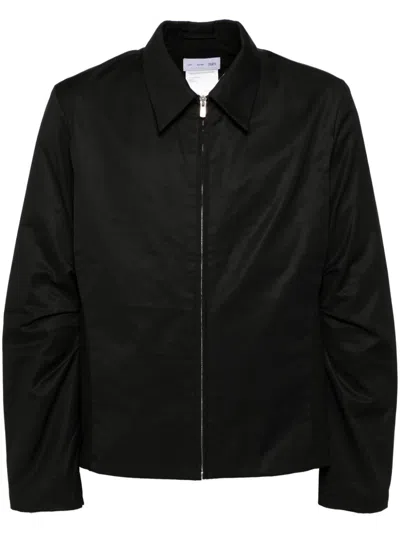 Post Archive Faction 7.0 Shirt Jacket In Schwarz