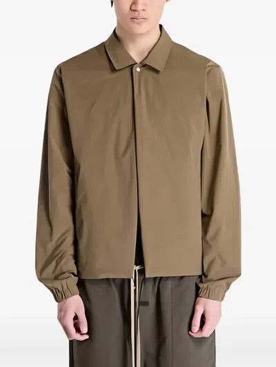 Post Archive Faction 8.0 Coach Jacket In Brown