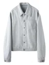 Post Archive Faction 8.0 Denim Jacket In Gray