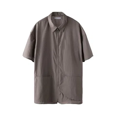 Pre-owned Post Archive Faction 8.0 Right Half Shirt 'brown' | Men's Size S