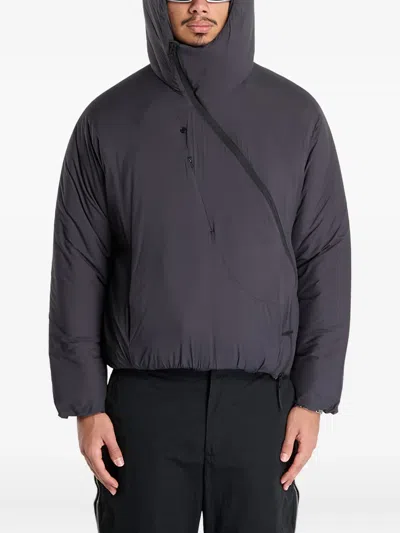 Post Archive Faction Air Hooded Jacket In Black