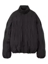 Post Archive Faction Coccon Pleated Down Jacket In Black