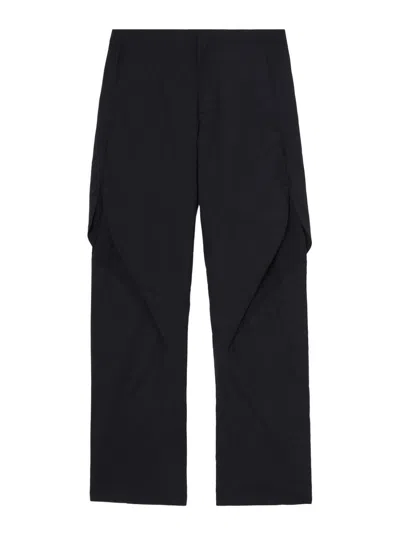 Post Archive Faction Layered Mid-rise Trousers In Negro