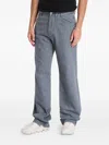 Post Archive Faction Curved Jeans In Gray