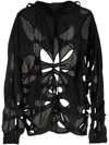 Post Archive Faction Cut-out Detailing Jacket In Black