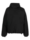 Post Archive Faction Hooded Jacket In Black