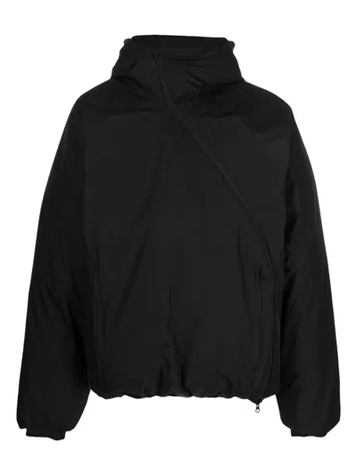 Post Archive Faction Hooded Jacket In Black