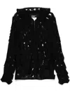Post Archive Faction Hooded Jacket In Black
