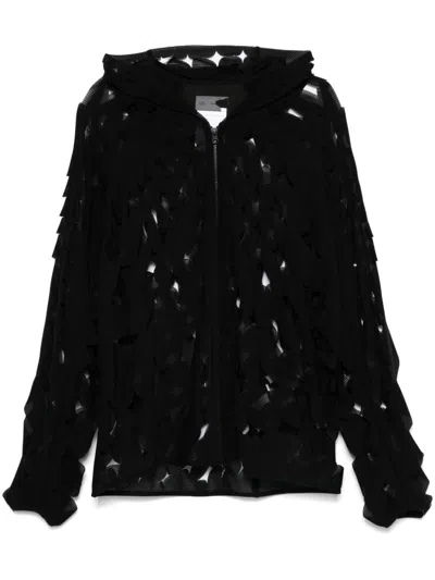 Post Archive Faction Hooded Jacket In Black