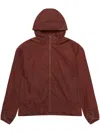 Post Archive Faction Hooded Lightweight Jacket In Brown