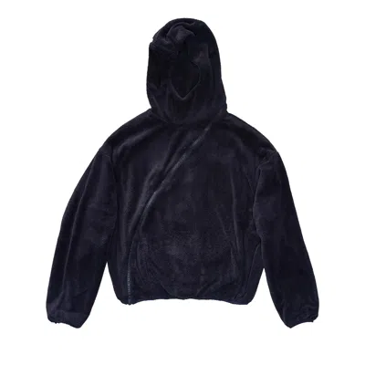 Pre-owned Post Archive Faction Knitted 5.1 Hoodie Center 'navy' | Blue | Men's Size M