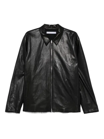 Post Archive Faction Klassische Lederjacke In Black