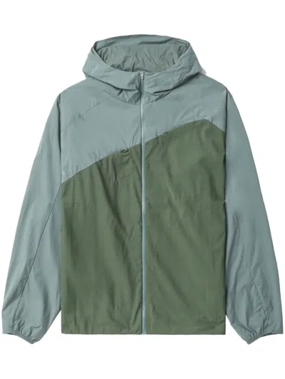 Post Archive Faction Lightweight Hooded Jacket In Green