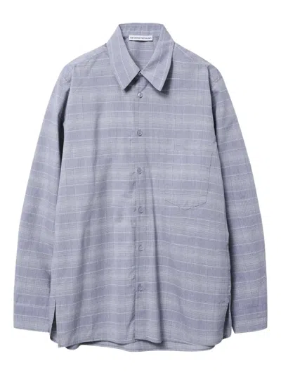 Post Archive Faction Long-sleeve Shirt In Blue