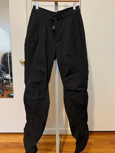 Pre-owned Post Archive Faction Paf 4.0 Left Trouser In Black