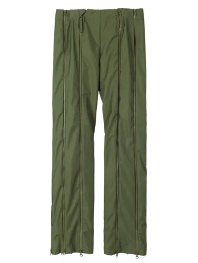 Pre-owned Post Archive Faction Paf 5.0 Technical Pants Center In Olive Green