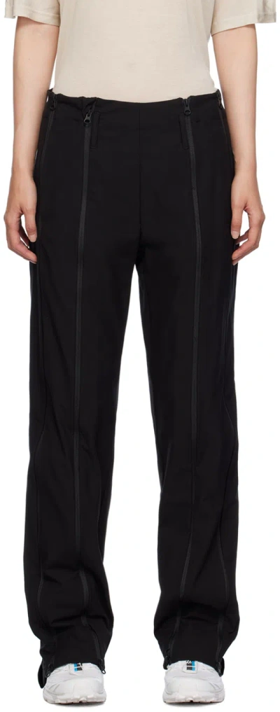 Post Archive Faction (paf) Black Zip Trousers