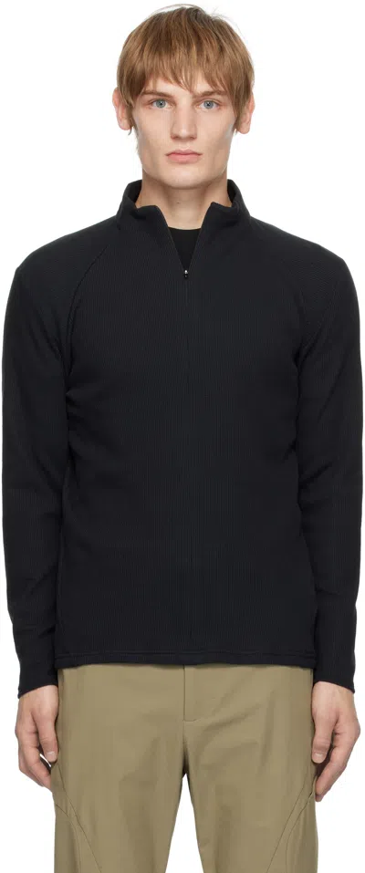 Post Archive Faction (paf) Black 7.0 Right Long Sleeve Sweatshirt