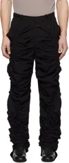 Post Archive Faction (paf) Black 7.0 Technical Left Trousers In Black