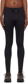 Post Archive Faction (paf) Black On Edition Long Leggings In Black
