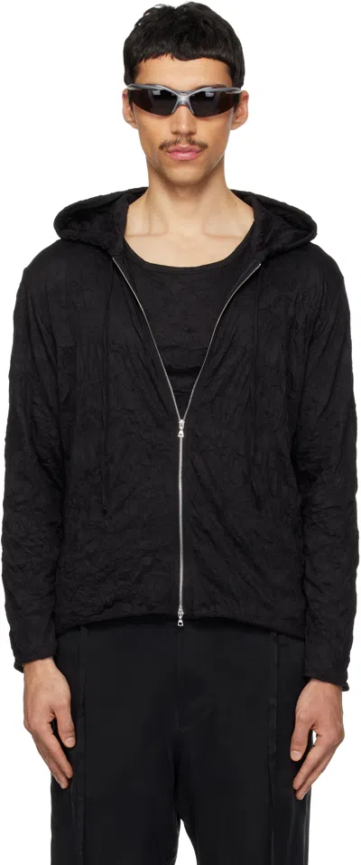 Post Archive Faction (paf) Black Zip Archive Hoodie