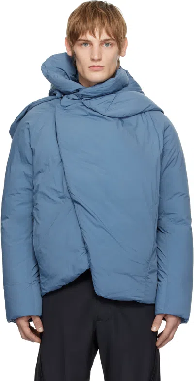 Post Archive Faction (paf) Blue 7.0 Center Down Jacket
