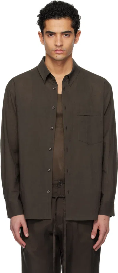 Post Archive Faction (paf) Brown Archive Shirt