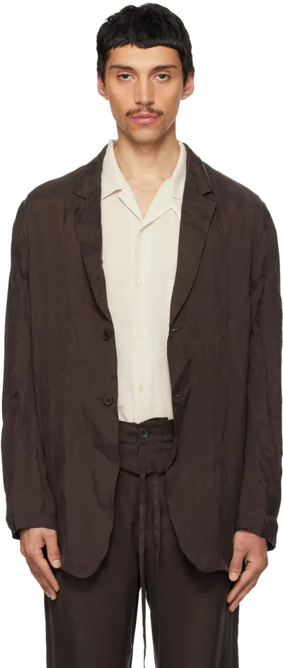 Post Archive Faction (paf) Brown Drifter Single Blazer