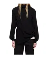 Post Archive Faction (paf) Center Knit Hooded Sweater