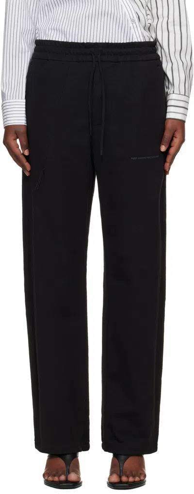 Post Archive Faction (paf) Drawstring Sweatpants In Black