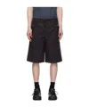 Post Archive Faction (paf) Faux Suede Shorts