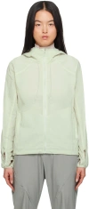 Post Archive Faction (paf) Gray Zip Jacket In Light Grey