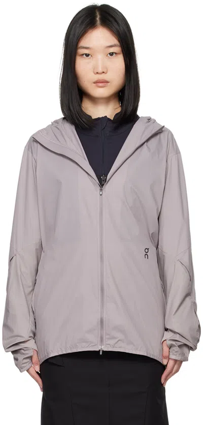 Post Archive Faction (paf) Gray On Edition Running Jacket In Zinc