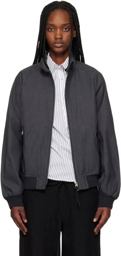 Post Archive Faction (paf) Gray Opening Bomber Jacket