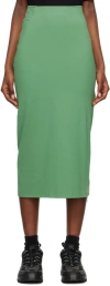 Post Archive Faction (paf) Elastic Zipper Skirts In Green