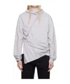 Post Archive Faction (paf) Gray 8.0 Center Knit Hoodie In Gray
