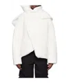 Post Archive Faction (paf) White 7.0 Center Down Jacket