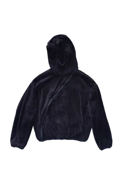 Post Archive Faction (paf) Knitted 5.1 Hoodie Center In Blue