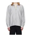 Post Archive Faction (paf) Lapel Shirt In Gray