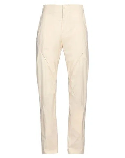 Post Archive Faction Paf Post Archive Faction (paf) Man Pants Cream Size Xl Polyester, Elastane, Cotton, Nylon In White
