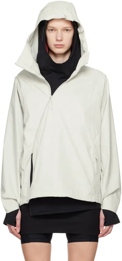 Post Archive Faction (paf) Off-white 6.0 Technical Center Jacket In Ivory
