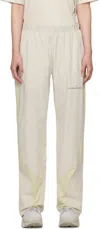 Post Archive Faction (paf) Off-white On Edition 7.0 Track Pants In Moondust | Chalk